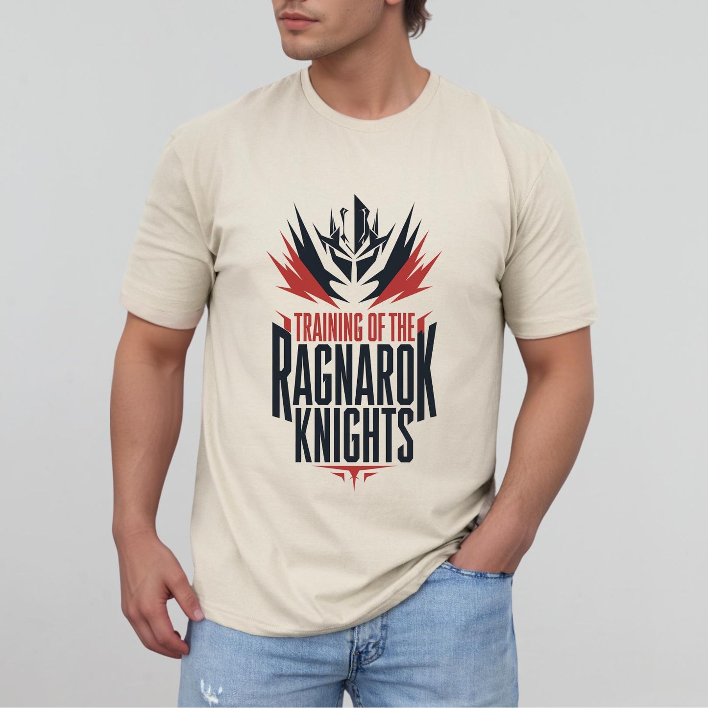 Men's Regular Fit Letter Graphic Ragnarok Tee