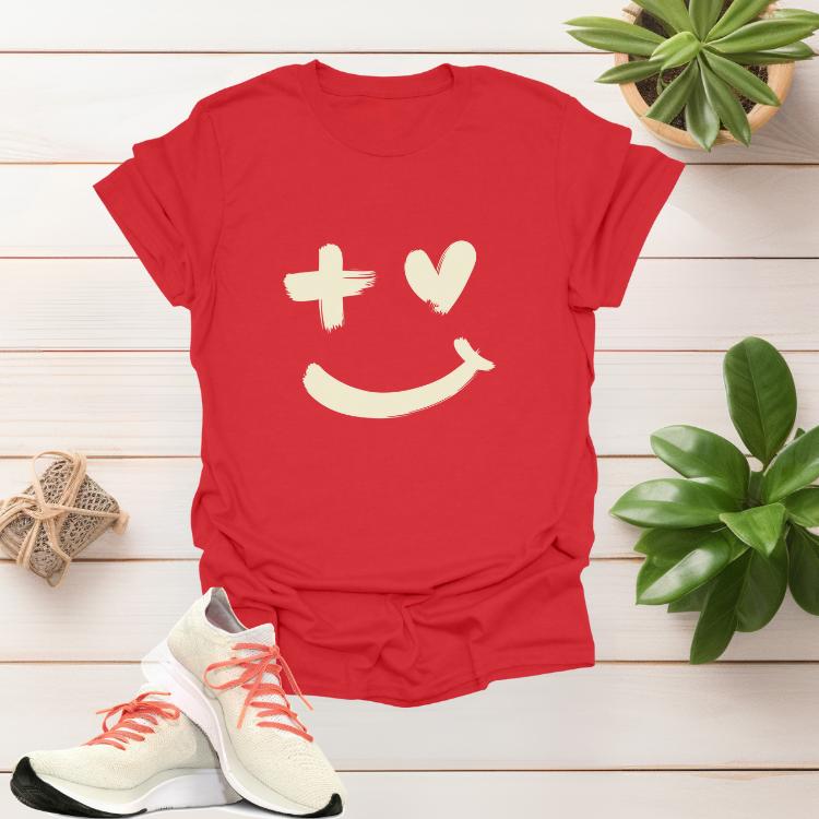 Smiling Face Tattoo Shirt