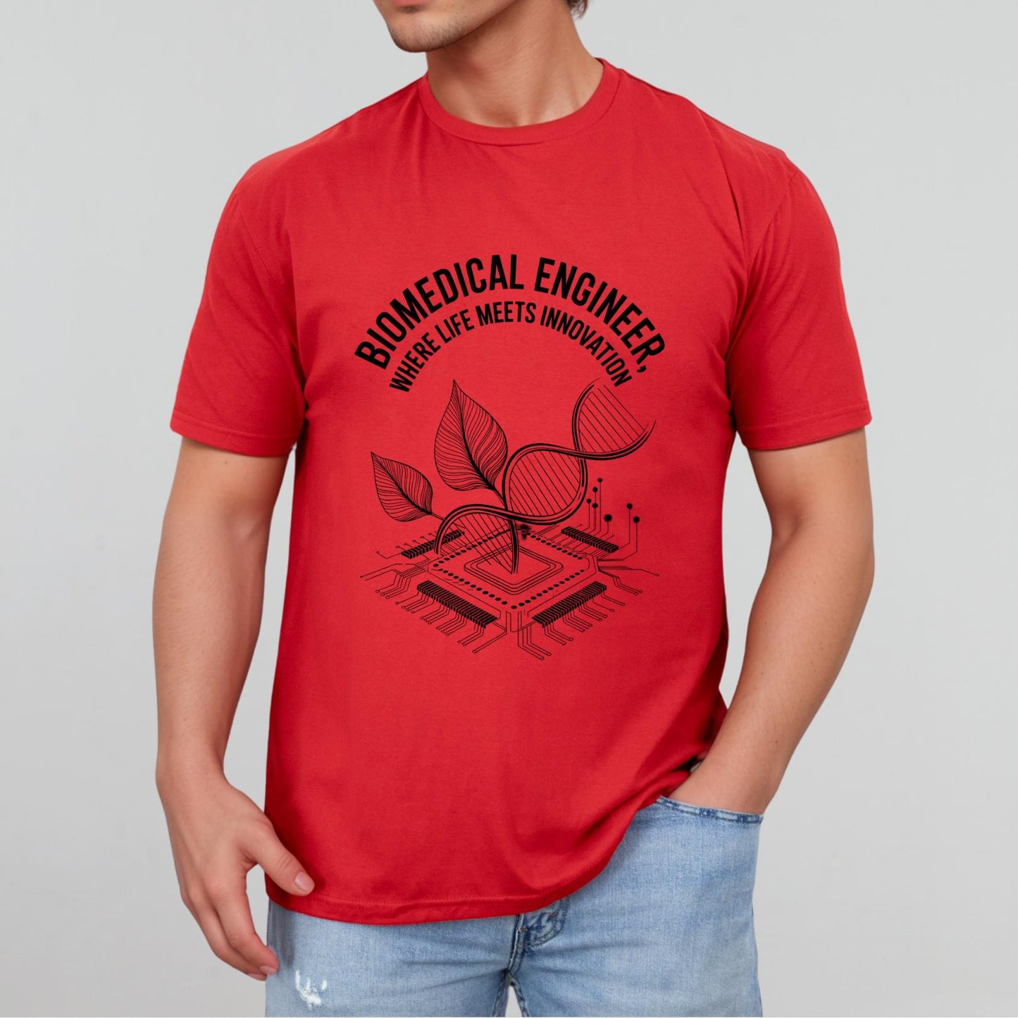 Biomedical shirt, life meets tee