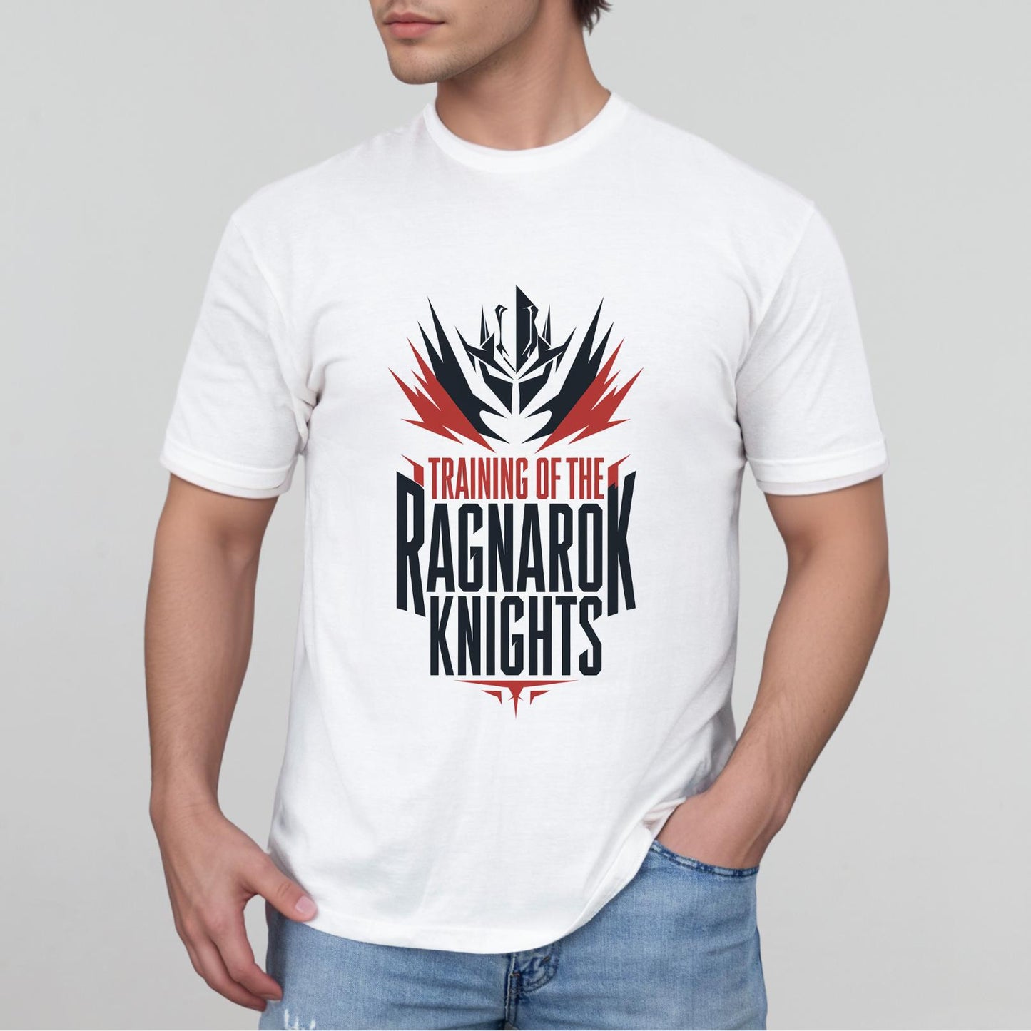 Men's Regular Fit Letter Graphic Ragnarok Tee