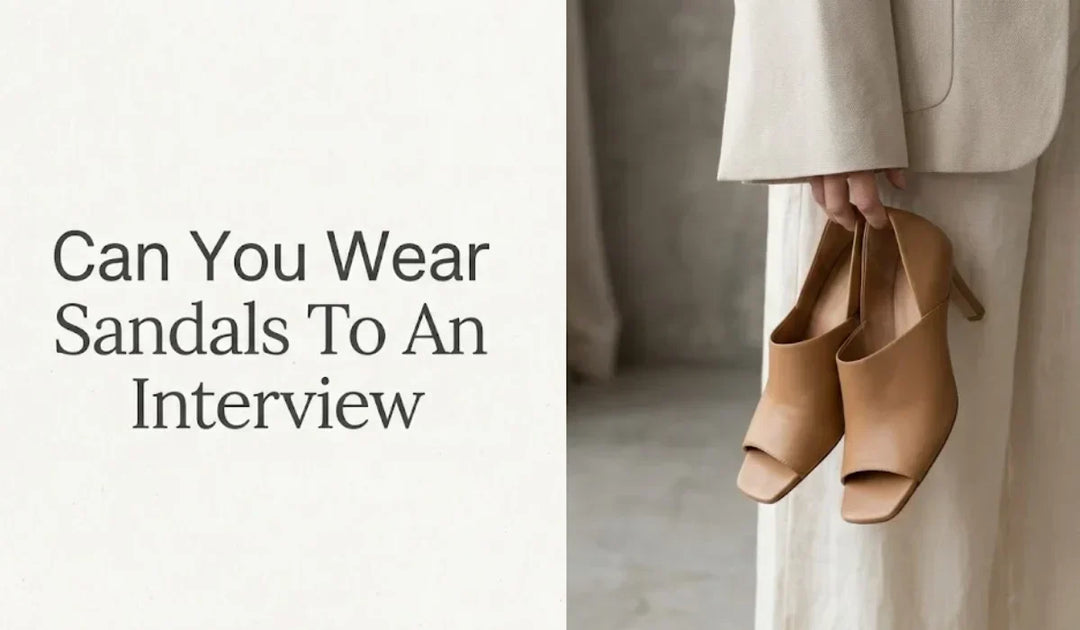 Can You Wear Sandals To An Interview