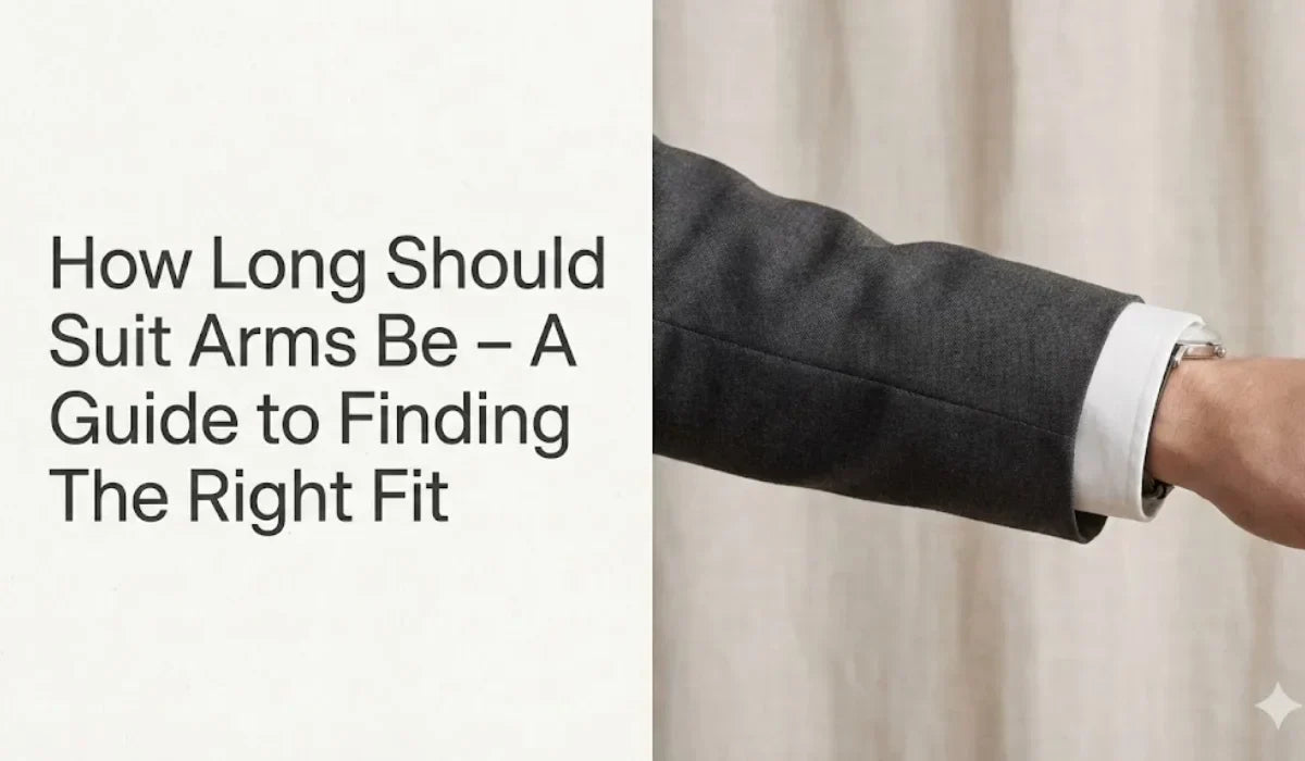 How Long Should Suit Arms be a Guide to Finding The Right Fit - Absanoh Pakistan