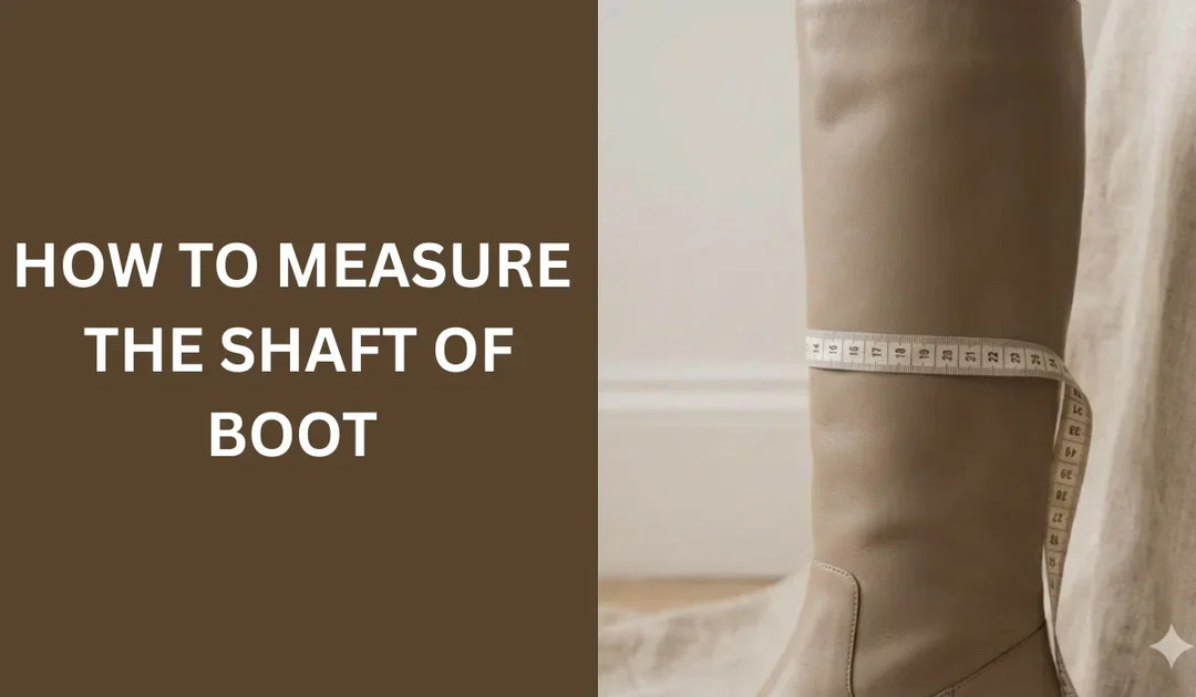 How to Measure The Shaft of a Boot