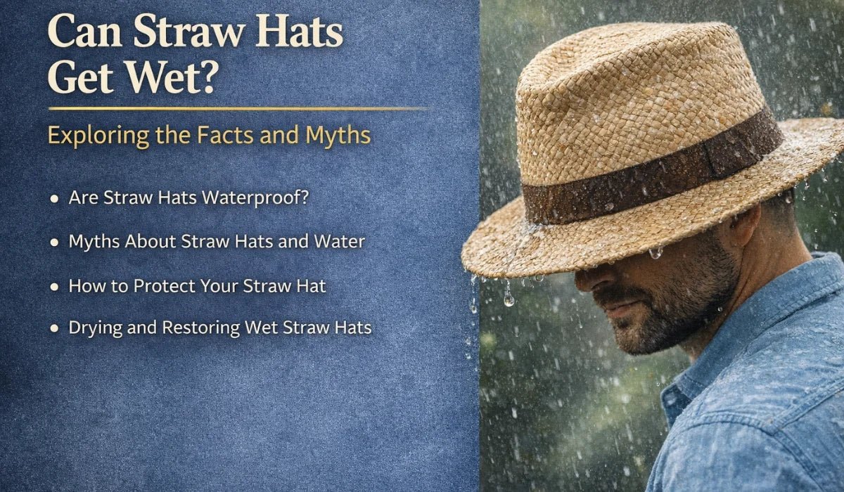 Can Straw Hats Get Wet Exploring The Facts and Myths - Absanoh Pakistan