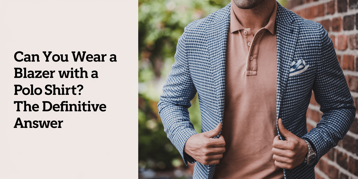 Can You Wear a Blazer With a Polo Shirt The Definitive Answer - Absanoh Pakistan