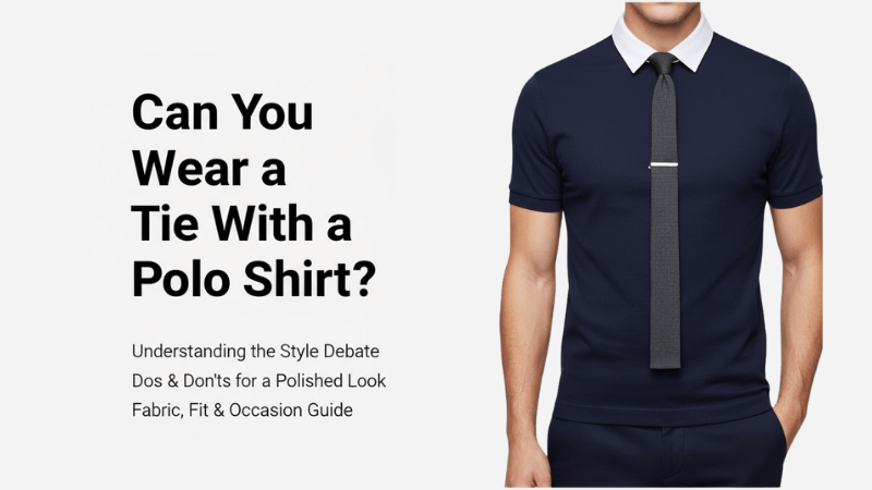 Can You Wear a Tie With  a Polo Shirt the Dos and Donts - Absanoh Pakistan