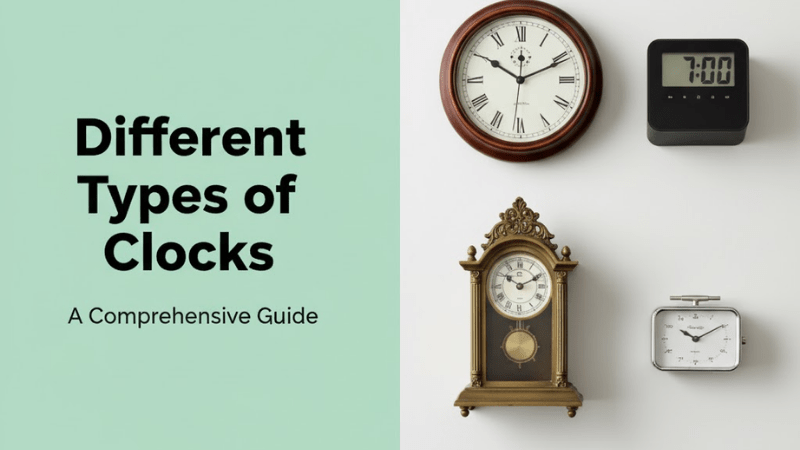 Different Types of Clocks a Comprehensive Guide