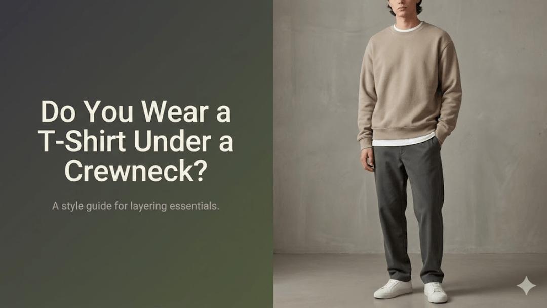 Do You Wear a T-Shirt Under a Crewneck