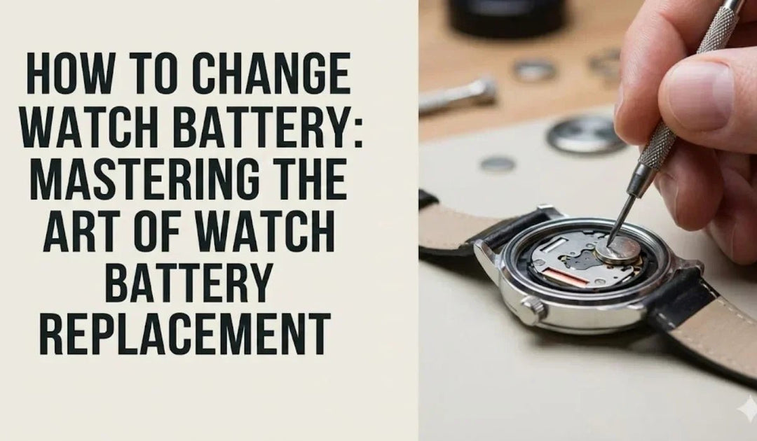 How to Change Watch Battery Mastering the Art of Watch Battery Replacement