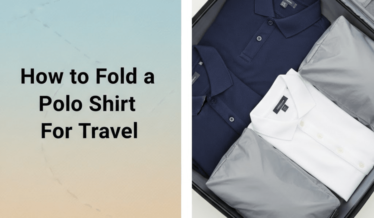 How to Fold a Polo Shirt For Travel - Absanoh Pakistan