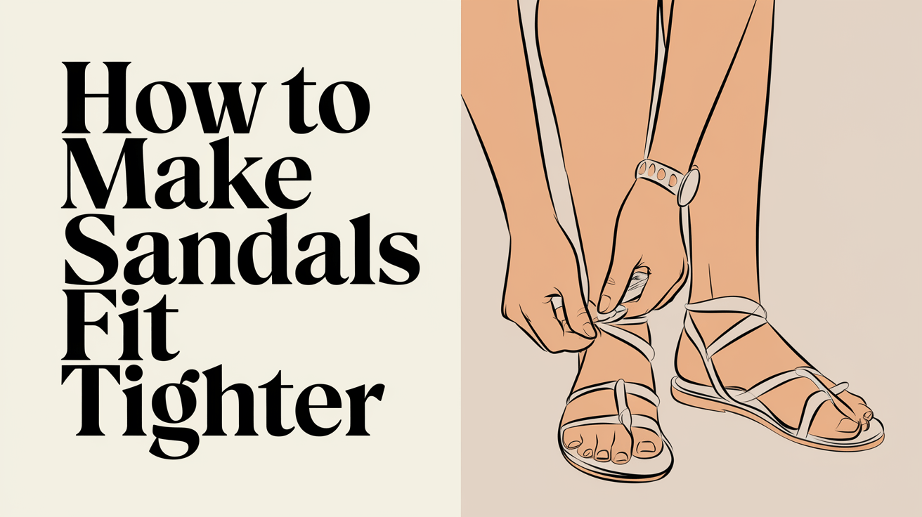 How to Make Sandals Fit Tighter - Absanoh Pakistan