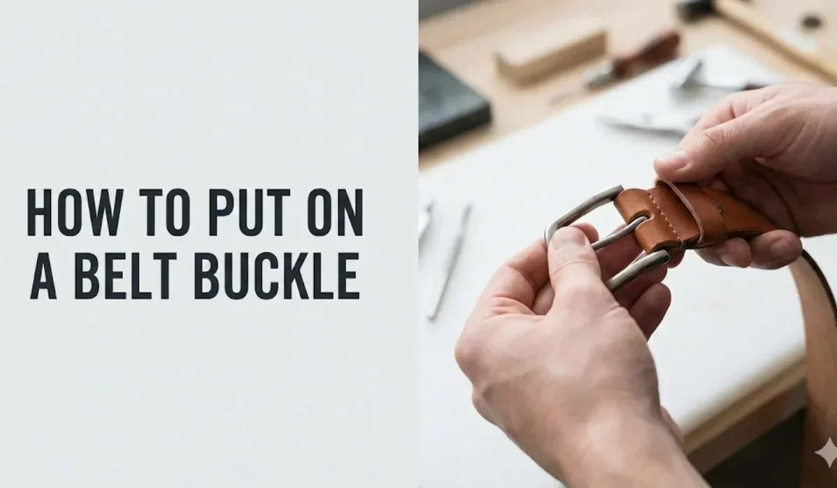 How To Put On a Belt Buckle - Absanoh Pakistan
