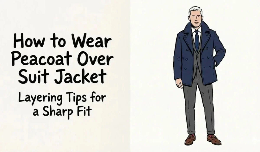 How to Wear Peacoat Over Suit Jacket