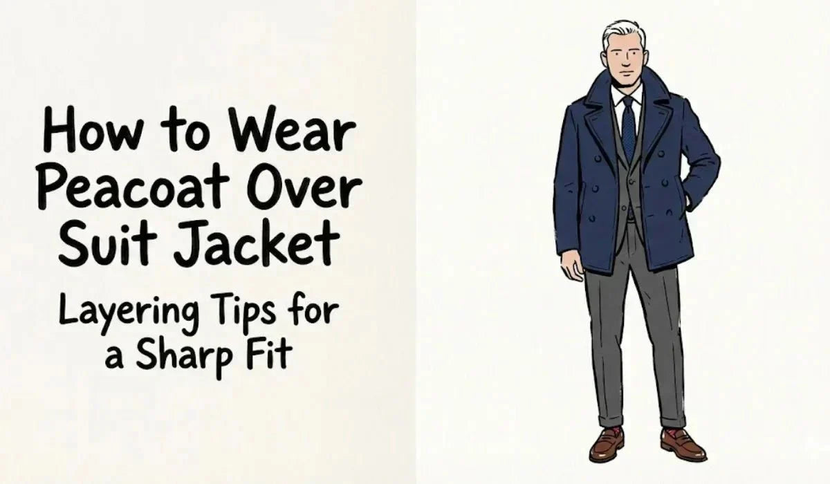 How to Wear Peacoat Over Suit Jacket - Absanoh Pakistan