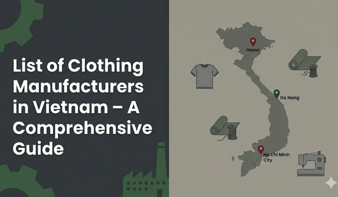 List of Clothing Manufacturers in Vietnam a Comprehensive Guide