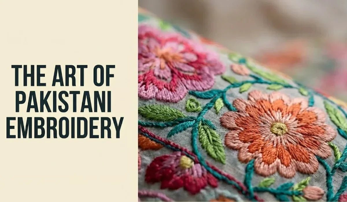 The Art Of Pakistani Embroidery - Absanoh Pakistan