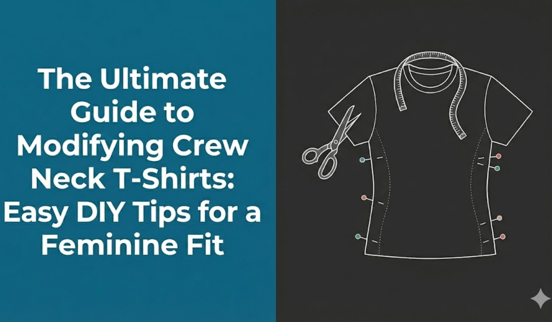 The Ultimate Guide to Modifying Crew Neck T-Shirts Easy Diy Tips For a Feminine Fit