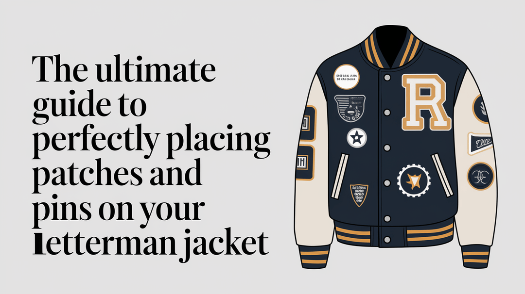 The Ultimate Guide to Perfectly Placing Patches and Pins on Your Letterman Jacket