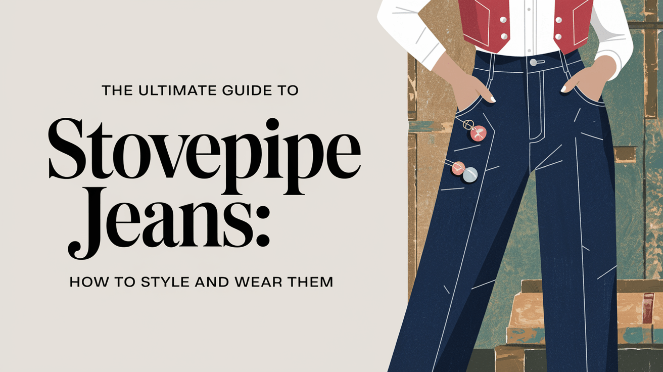 The Ultimate Guide to Stovepipe Jeans How to Style and Wear Them - Absanoh Pakistan