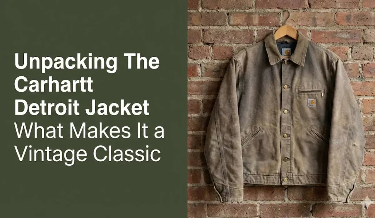 Unpacking The Carhartt Detroit Jacket What Makes It a Vintage Classic - Absanoh Pakistan