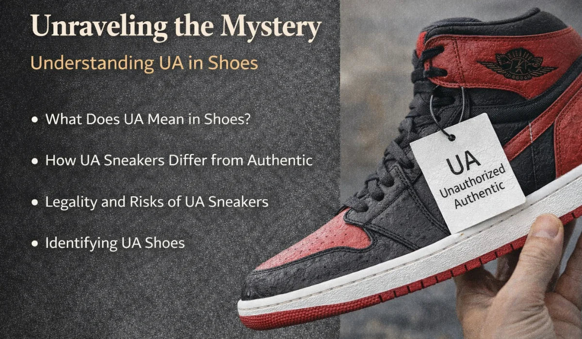 Unraveling The Mystery Understanding UA in Shoes - Absanoh Pakistan