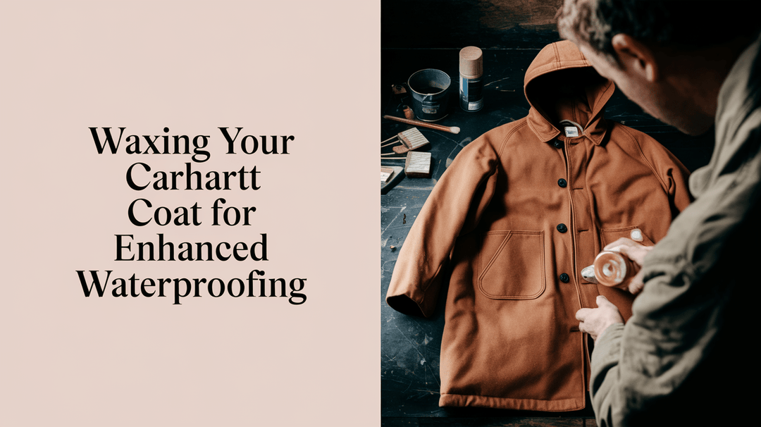 Waxing your Carhartt Coat for Enhanced Waterproofing