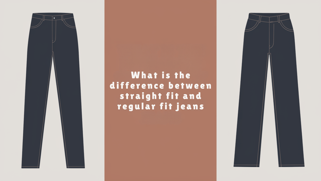 What is the Difference Between Straight Fit and Regular Fit Jeans
