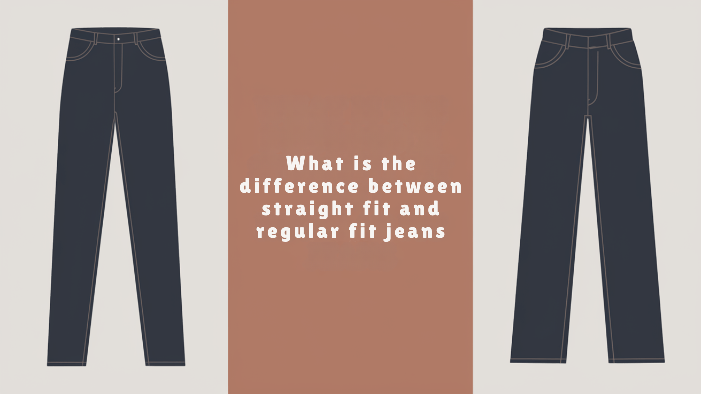 What is the Difference Between Straight Fit and Regular Fit Jeans - Absanoh Pakistan