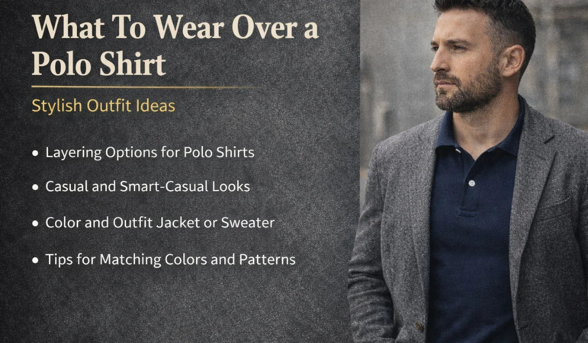 What To Wear Over a Polo Shirt Stylish Outfit Ideas - Absanoh Pakistan