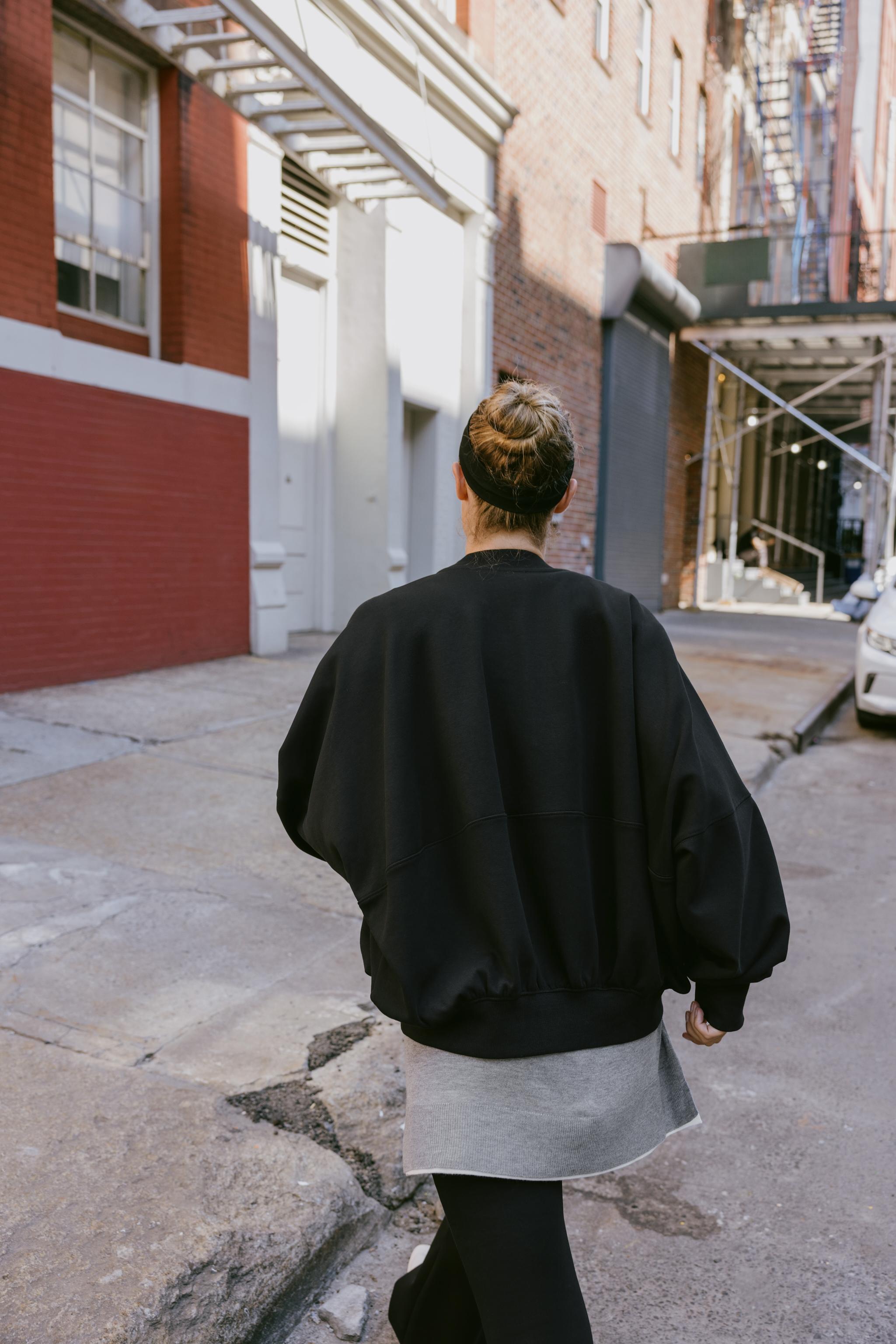 Premium Interlock Bomber Jacket & Flare Trousers Tracksuit Set by Zara