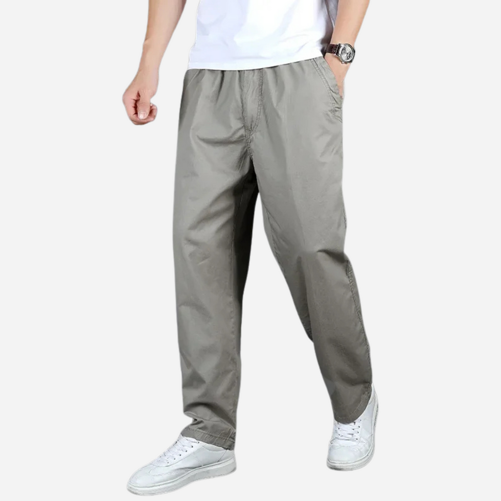 Loose Fit Straight Cargo Trousers