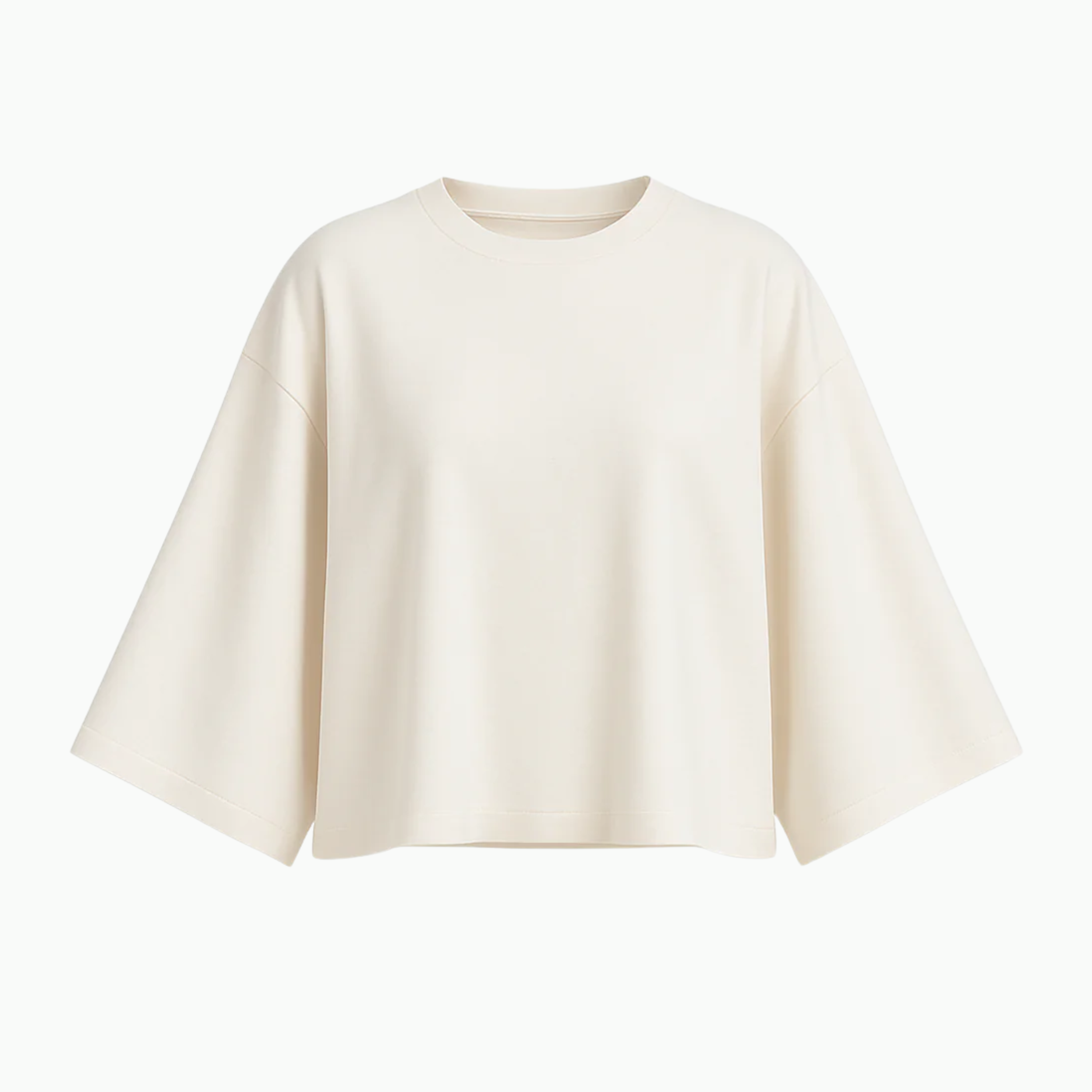 Women Super Wide Sleeve Boxy Fit T-Shirt