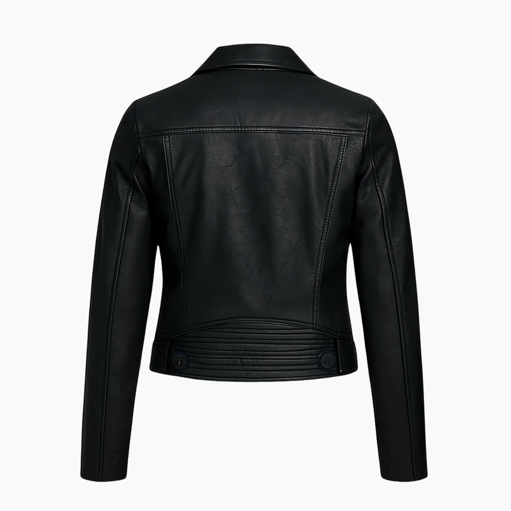 Women Leather Biker Jacket