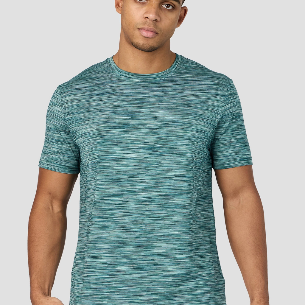 Absanoh Men's Trail 2.0 Reflective Performance Tracksuit in Light Teal