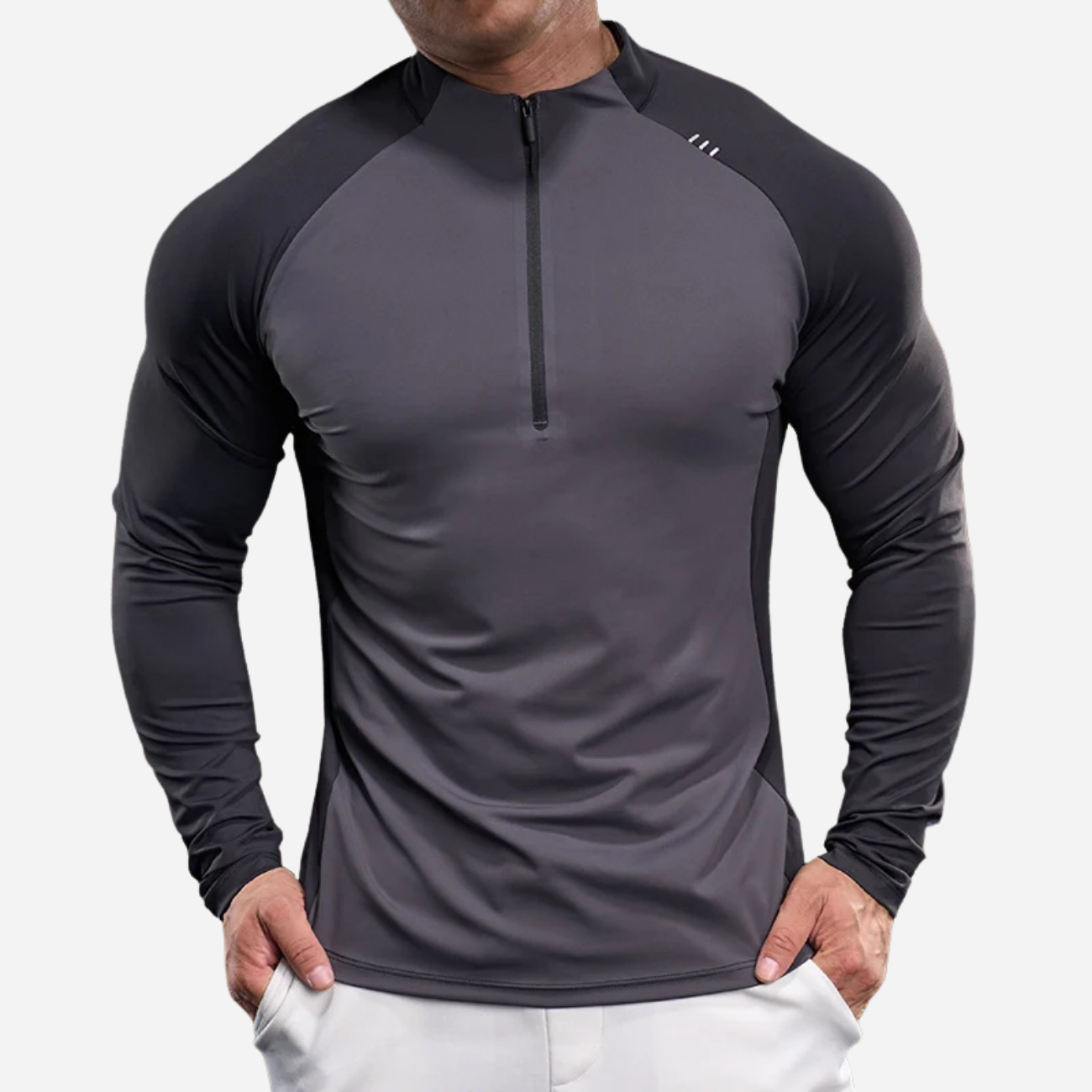 Half-Zip Compression T-Shirt