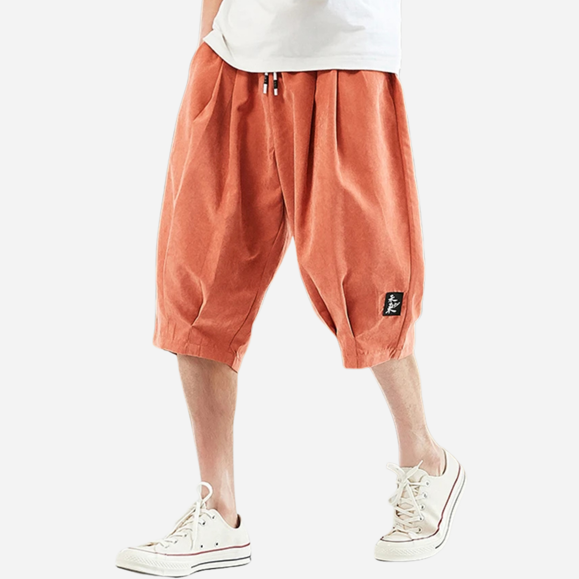 Calf Length Plus Size Baggy Pants