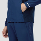 Montirex Men's Trail Windbreaker Navy Blue Weather Resistant Performance Jacket