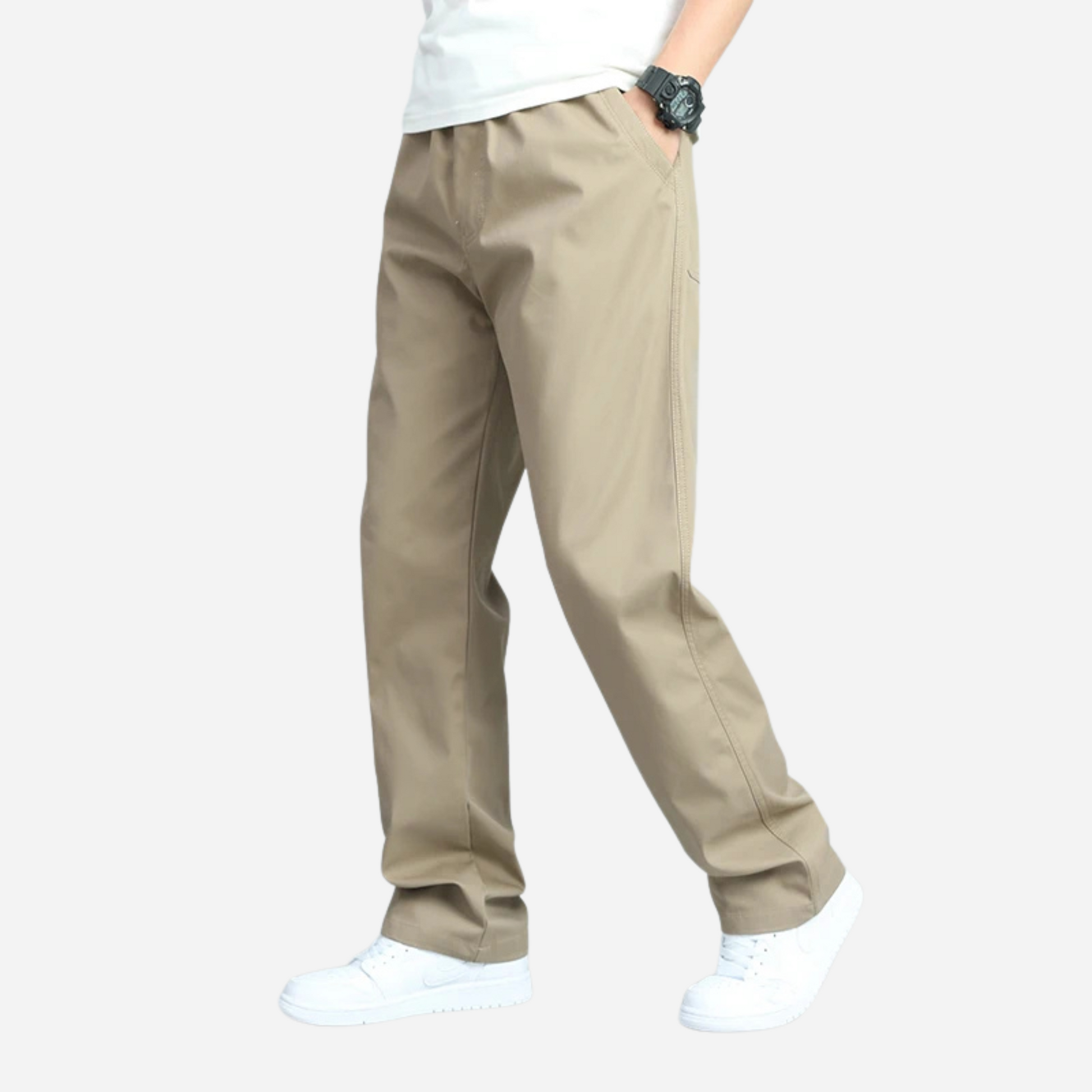Loose Fit Straight Leg Multi Pocket Pants