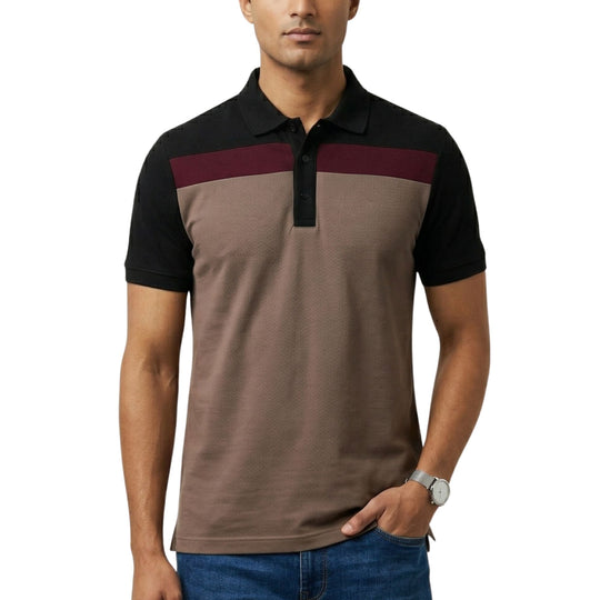 Cadence Stripe Polo Shirt