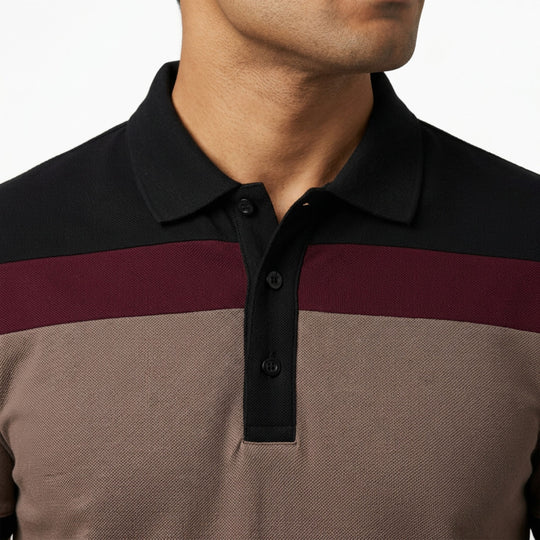 Cadence Stripe Polo Shirt