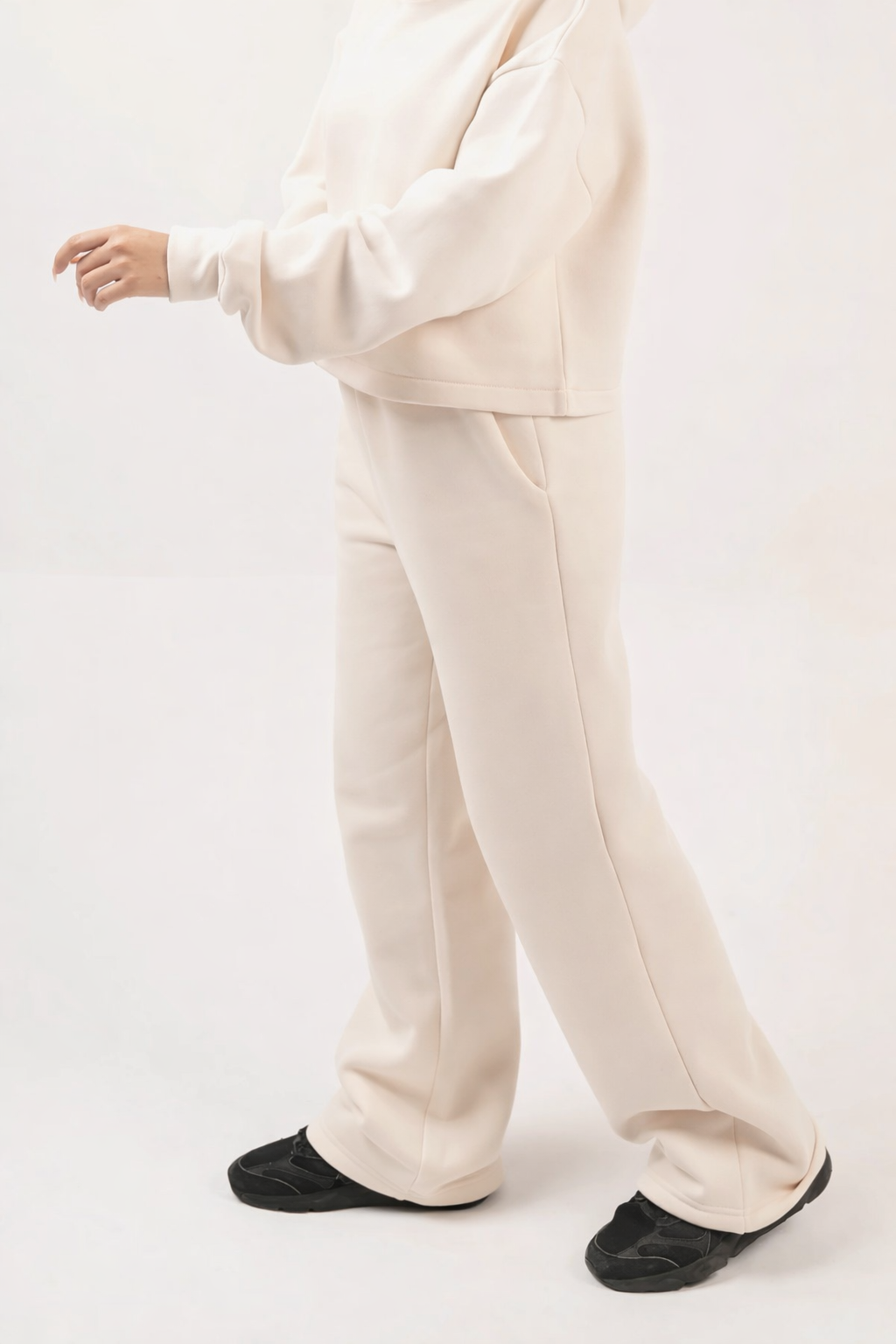 Winter Soft Fleece Straight Trousers