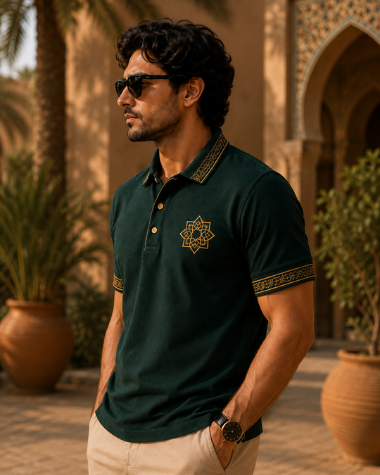 Royal Star Pine Green Polo Shirt