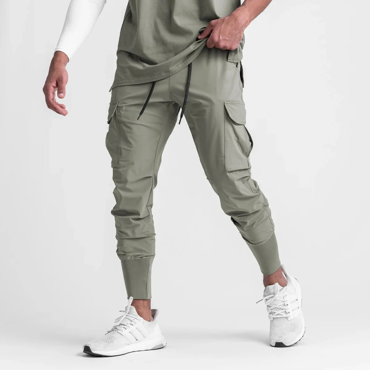 Camouflage Thin Loose Stretchy Sweatpants