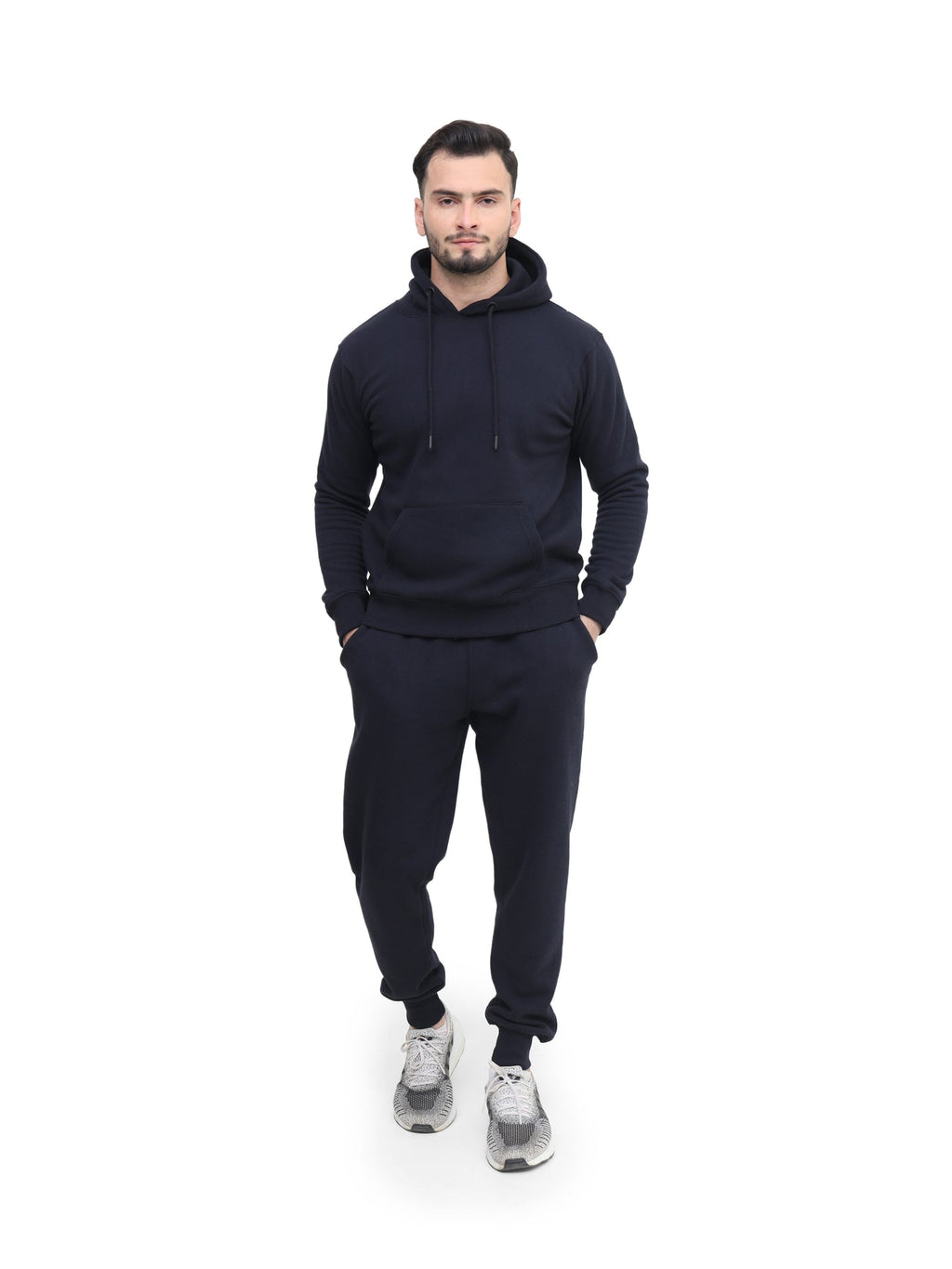 Mens Tracksuit Set, Fleece Pullover Hoodie and Jogger 2Pc Set