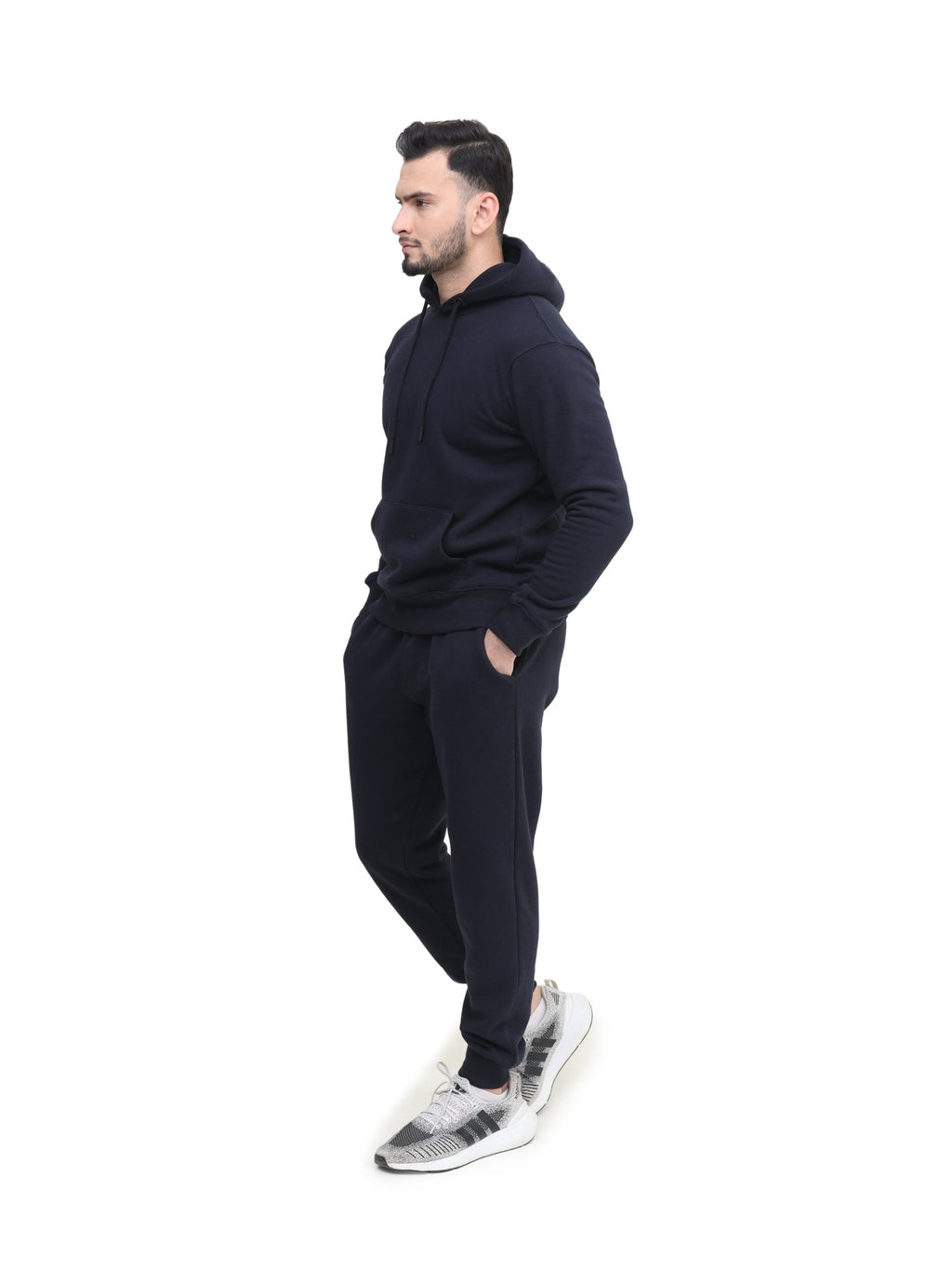 Mens Tracksuit Set, Fleece Pullover Hoodie and Jogger 2Pc Set