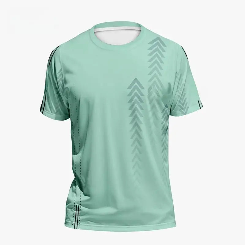 3D Gradient Short Sleeve T-Shirt