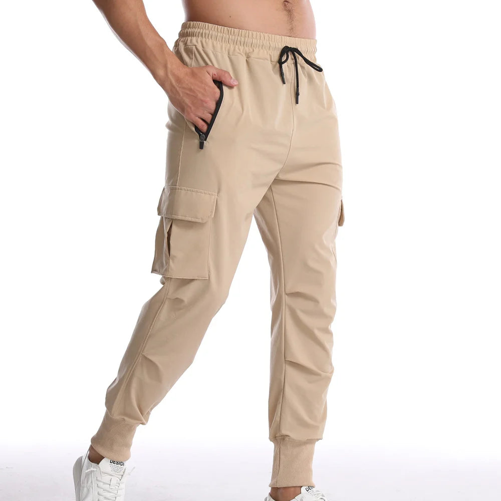 Camouflage Thin Loose Stretchy Sweatpants