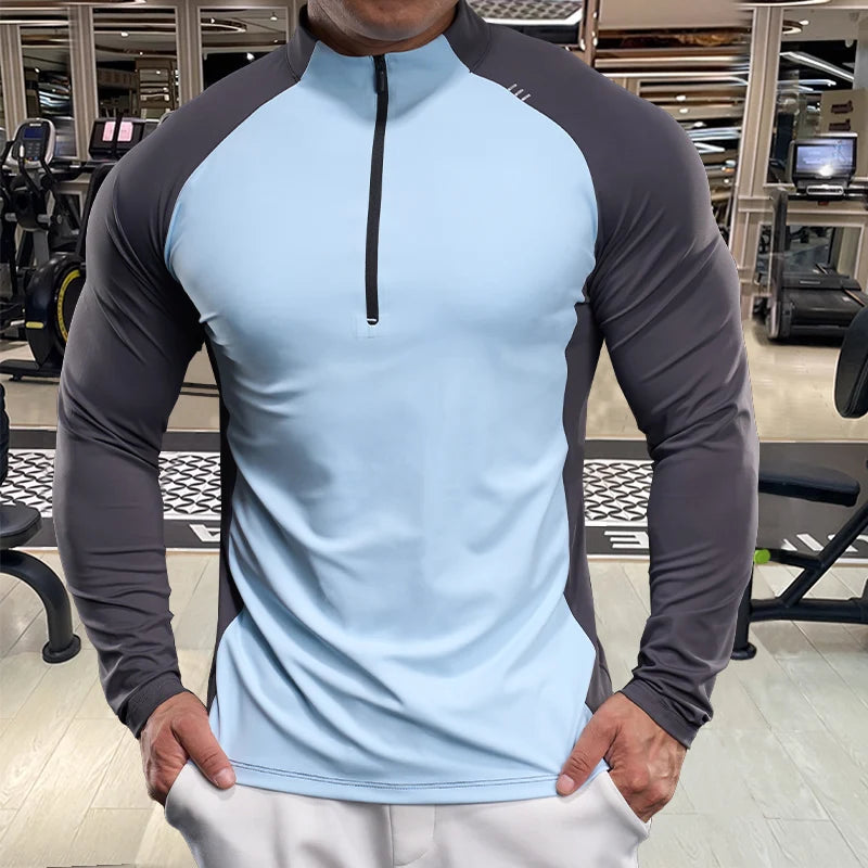 Half-Zip Compression T-Shirt