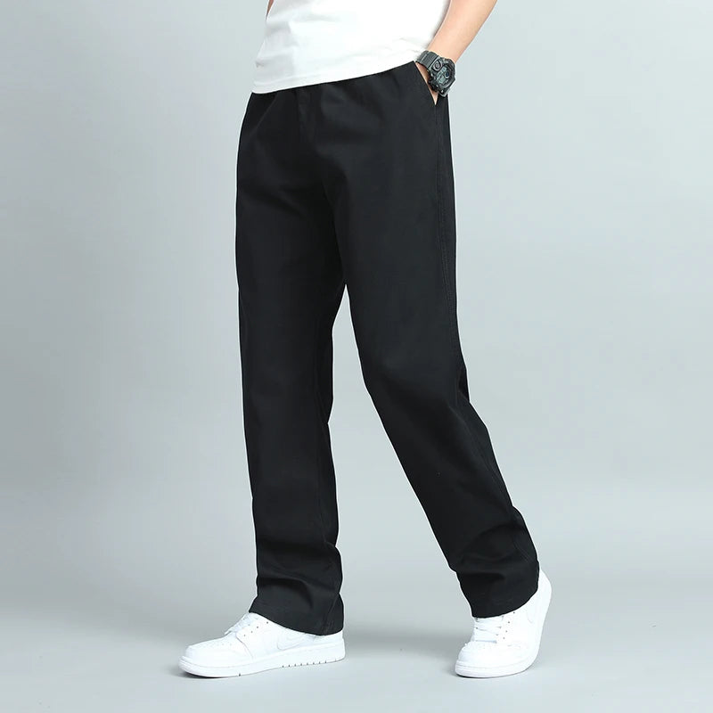 Loose Fit Straight Leg Multi Pocket Pants