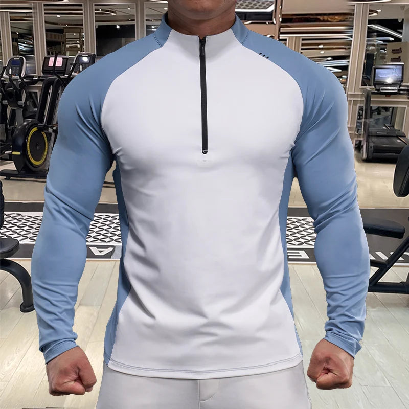 Half-Zip Compression T-Shirt